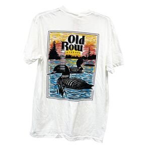 Old Row Men's Outdoors Loon Pocket Tee White Size Medium